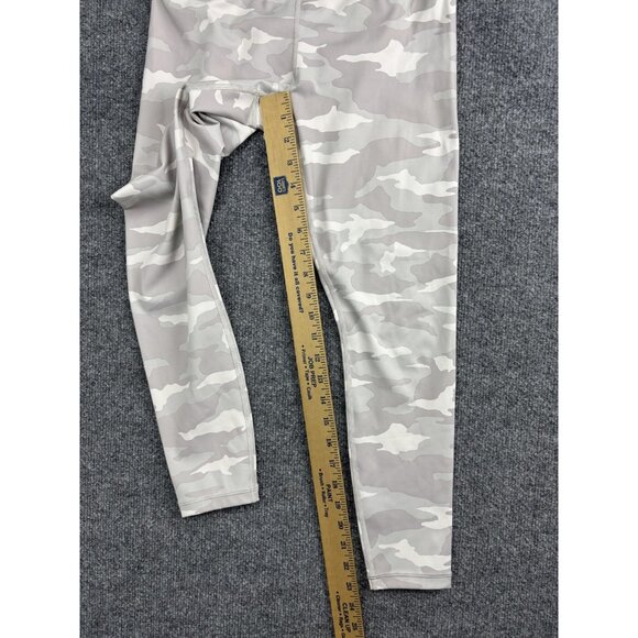 Athleta Leggings Womens Small Gray Camo Elation 7/8 Tight High Rise Yoga Gym - Picture 5 of 7